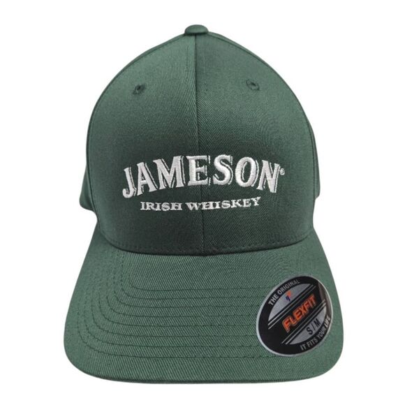 Jameson Irish Whiskey Green Baseball Flexifit Cap Hat S/M - Picture 1 of 5